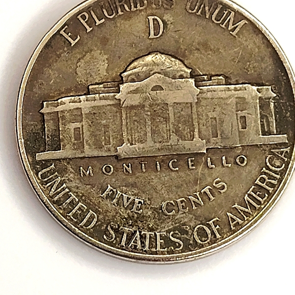 1944-D JEFFERSON WAR NICKEL - Picture 2 of 6